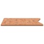 vidaXL Schreibtischplatte 110x(55-60)x1,5 cm Massivholz Buche vidaXL Schreibtischplatte 110x(55-60)x1,5 cm Massivholz Buche