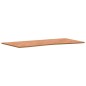 vidaXL Schreibtischplatte 110x(50-55)x1,5 cm Massivholz Buche vidaXL Schreibtischplatte 110x(50-55)x1,5 cm Massivholz Buche