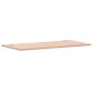 vidaXL Schreibtischplatte 110x55x1,5 cm Massivholz Buche vidaXL Schreibtischplatte 110x55x1,5 cm Massivholz Buche