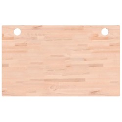 vidaXL Schreibtischplatte 100x60x2,5 cm Massivholz Buche