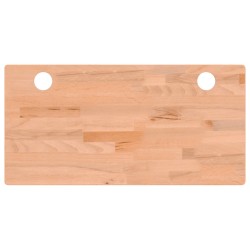 vidaXL Schreibtischplatte 110x60x4 cm Massivholz Buche