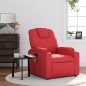 vidaXL Massagesessel Rot Kunstleder vidaXL Massagesessel Rot Kunstleder