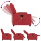 vidaXL Massagesessel Rot Kunstleder vidaXL Massagesessel Rot Kunstleder