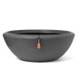 Capi Pflanzschale Arc Granite Niedrig 61x25 cm Anthrazit Capi Pflanzschale Arc Granite Niedrig 61x25 cm Anthrazit