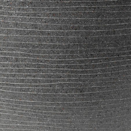 Capi Pflanzschale Arc Granite Niedrig 61x25 cm Anthrazit