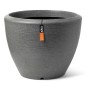 Capi Pflanzvase Arc Granite Konisch Niedrig 34x25 cm Anthrazit Capi Pflanzvase Arc Granite Konisch Niedrig 34x25 cm Anthrazit