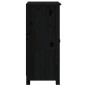 vidaXL Sideboards 2 Stk. Schwarz 40x35x80 cm Massivholz Kiefer vidaXL Sideboards 2 Stk. Schwarz 40x35x80 cm Massivholz Kiefer