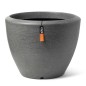 Capi Pflanzvase Arc Granite Konisch Niedrig 60x48 cm Anthrazit Capi Pflanzvase Arc Granite Konisch Niedrig 60x48 cm Anthrazit