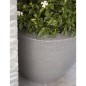 Capi Pflanzvase Arc Granite Konisch Niedrig 60x48 cm Anthrazit Capi Pflanzvase Arc Granite Konisch Niedrig 60x48 cm Anthrazit