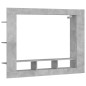 vidaXL TV-Schrank Betongrau 152x22x113 cm Holzwerkstoff vidaXL TV-Schrank Betongrau 152x22x113 cm Holzwerkstoff