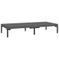 vidaXL 9-tlg. Garten-Lounge-Set mit Kissen Poly Rattan Dunkelgrau vidaXL 9-tlg. Garten-Lounge-Set mit Kissen Poly Rattan Dunkelgrau