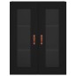Highboard Schwarz 69,5x34x180 cm Holzwerkstoff Highboard Schwarz 69,5x34x180 cm Holzwerkstoff