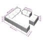 vidaXL 12-tlg. Garten-Lounge-Set mit Auflagen Poly Rattan Dunkelgrau vidaXL 12-tlg. Garten-Lounge-Set mit Auflagen Poly Rattan Dunkelgrau