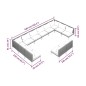 vidaXL 12-tlg. Garten-Lounge-Set mit Auflagen Poly Rattan Dunkelgrau vidaXL 12-tlg. Garten-Lounge-Set mit Auflagen Poly Rattan Dunkelgrau
