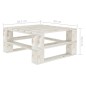 6-tlg. Garten-Lounge-Set Paletten mit Kissen in Anthrazit Holz