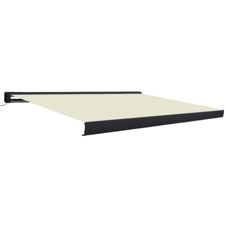 Kassettenmarkise mit Motor 450x300 cm Creme
