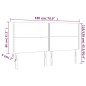 vidaXL Kopfteile 4 Stk. Rosa 90x5x78/88 cm Samt vidaXL Kopfteile 4 Stk. Rosa 90x5x78/88 cm Samt