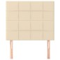 vidaXL Kopfteile 2 Stk. Creme 90x5x78/88 cm Stoff vidaXL Kopfteile 2 Stk. Creme 90x5x78/88 cm Stoff