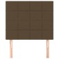 vidaXL Kopfteile 2 Stk. Dunkelbraun 100x5x78/88 cm Stoff vidaXL Kopfteile 2 Stk. Dunkelbraun 100x5x78/88 cm Stoff