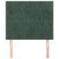 vidaXL Kopfteile 2 Stk. Dunkelgrün 80x5x78/88 cm Samt vidaXL Kopfteile 2 Stk. Dunkelgrün 80x5x78/88 cm Samt