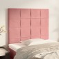 vidaXL Kopfteile 2 Stk. Rosa 80x5x78/88 cm Samt vidaXL Kopfteile 2 Stk. Rosa 80x5x78/88 cm Samt