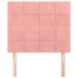 vidaXL Kopfteile 2 Stk. Rosa 80x5x78/88 cm Samt vidaXL Kopfteile 2 Stk. Rosa 80x5x78/88 cm Samt