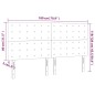 vidaXL Kopfteile 4 Stk. Weiß 90x5x78/88 cm Kunstleder vidaXL Kopfteile 4 Stk. Weiß 90x5x78/88 cm Kunstleder