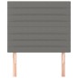 vidaXL Kopfteile 2 Stk. Dunkelgrau 100x5x78/88 cm Stoff vidaXL Kopfteile 2 Stk. Dunkelgrau 100x5x78/88 cm Stoff