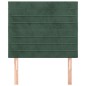 vidaXL Kopfteile 2 Stk. Dunkelgrün 90x5x78/88 cm Samt vidaXL Kopfteile 2 Stk. Dunkelgrün 90x5x78/88 cm Samt