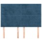 vidaXL Kopfteile 4 Stk. Dunkelblau 72x5x78/88 cm Samt vidaXL Kopfteile 4 Stk. Dunkelblau 72x5x78/88 cm Samt