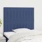 vidaXL Kopfteile 2 Stk. Blau 100x5x78/88 cm Stoff vidaXL Kopfteile 2 Stk. Blau 100x5x78/88 cm Stoff