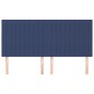 vidaXL Kopfteile 4 Stk. Blau 100x5x78/88 cm Stoff vidaXL Kopfteile 4 Stk. Blau 100x5x78/88 cm Stoff