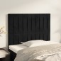 vidaXL Kopfteile 2 Stk. Schwarz 90x5x78/88 cm Samt vidaXL Kopfteile 2 Stk. Schwarz 90x5x78/88 cm Samt
