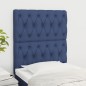 vidaXL Kopfteile 2 Stk. Blau 80x7x78/88 cm Stoff vidaXL Kopfteile 2 Stk. Blau 80x7x78/88 cm Stoff