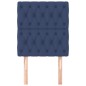 vidaXL Kopfteile 2 Stk. Blau 80x7x78/88 cm Stoff vidaXL Kopfteile 2 Stk. Blau 80x7x78/88 cm Stoff
