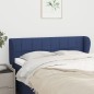 vidaXL Kopfteil mit Ohren Blau 147x23x78/88 cm Stoff vidaXL Kopfteil mit Ohren Blau 147x23x78/88 cm Stoff