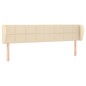 vidaXL Kopfteil mit Ohren Creme 163x23x78/88 cm Stoff vidaXL Kopfteil mit Ohren Creme 163x23x78/88 cm Stoff