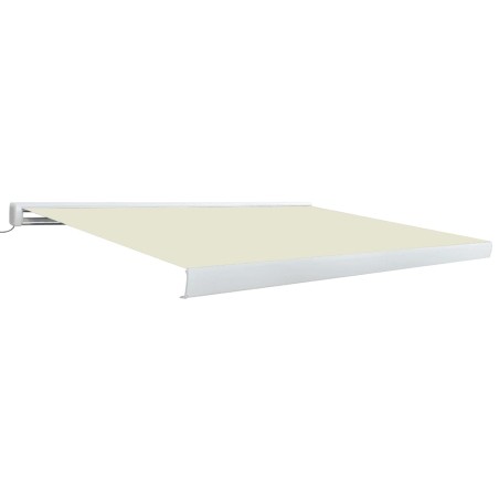 Motorisierte Kassetten-Markise 350x250 cm Creme