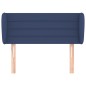 vidaXL Kopfteil mit Ohren Blau 93x23x78/88 cm Stoff vidaXL Kopfteil mit Ohren Blau 93x23x78/88 cm Stoff