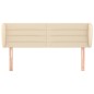 vidaXL Kopfteil mit Ohren Creme 147x23x78/88 cm Stoff vidaXL Kopfteil mit Ohren Creme 147x23x78/88 cm Stoff