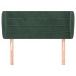 vidaXL Kopfteil mit Ohren Dunkelgrün 93x23x78/88 cm Samt vidaXL Kopfteil mit Ohren Dunkelgrün 93x23x78/88 cm Samt