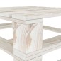 8-tlg. Garten-Lounge-Set aus Paletten Holz Weiß 8-tlg. Garten-Lounge-Set aus Paletten Holz Weiß