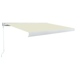 Manuelle Kassetten-Markise 450x300 cm Creme