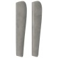 vidaXL Kopfteil mit Ohren Hellgrau 93x23x118/128 cm Samt vidaXL Kopfteil mit Ohren Hellgrau 93x23x118/128 cm Samt