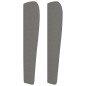 vidaXL Kopfteil mit Ohren Dunkelgrau 93x23x118/128 cm Stoff vidaXL Kopfteil mit Ohren Dunkelgrau 93x23x118/128 cm Stoff