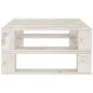 7-tlg. Garten-Lounge-Set aus Paletten Holz Weiß 7-tlg. Garten-Lounge-Set aus Paletten Holz Weiß