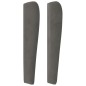 vidaXL Kopfteil mit Ohren Dunkelgrau 203x23x118/128 cm Samt vidaXL Kopfteil mit Ohren Dunkelgrau 203x23x118/128 cm Samt