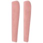 vidaXL Kopfteil mit Ohren Rosa 203x23x118/128 cm Samt vidaXL Kopfteil mit Ohren Rosa 203x23x118/128 cm Samt