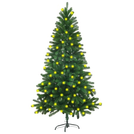 vidaXL Künstlicher Weihnachtsbaum mit Beleuchtung 150 cm Grün