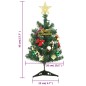 vidaXL Künstlicher Mini-Weihnachtsbaum mit Beleuchtung 20 LEDs 45 cm vidaXL Künstlicher Mini-Weihnachtsbaum mit Beleuchtung 20 LEDs 45 cm
